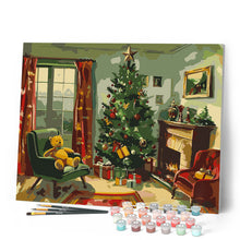Cargar imagen en el visor de la galería, Chimenea navideña clásica