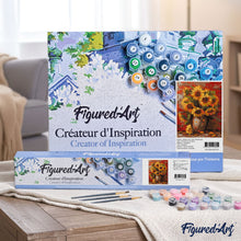 Cargar imagen en el visor de la galería, Jarrón de girasoles de otoño