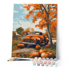 Cargar imagen en el visor de la galería, Coche vintage en otoño