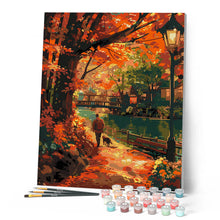 Cargar imagen en el visor de la galería, Paseo del perro en otoño