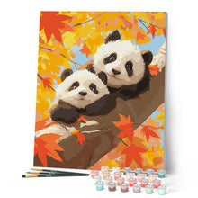 Cargar imagen en el visor de la galería, Cachorros de Panda en Otoño