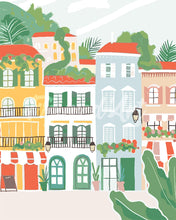 Cargar imagen en el visor de la galería, Pintar por numeros Figured'Art - Fachadas Pastel