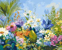 Cargar imagen en el visor de la galería, Pintar por numeros Figured'Art - Campo de Flores Coloridas