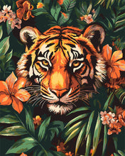 Cargar imagen en el visor de la galería, Pintar por numeros Figured'Art - Tigre Tropical