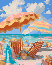 Cargar imagen en el visor de la galería, Pintar por numeros Figured'Art - Playa Pastel
