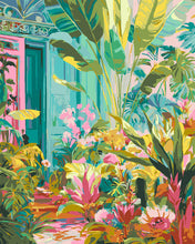 Cargar imagen en el visor de la galería, Pintar por numeros Figured'Art - Puerta Tropical