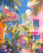 Cargar imagen en el visor de la galería, Pintar por numeros Figured'Art - Barrio Tropical