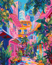 Cargar imagen en el visor de la galería, Pintar por numeros Figured'Art - Barrio Colorido