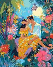 Cargar imagen en el visor de la galería, Pintar por numeros Figured&#39;Art - Romance Tropical