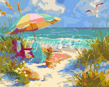 Cargar imagen en el visor de la galería, Pintar por numeros Figured'Art - Verano en la Costa