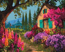 Cargar imagen en el visor de la galería, Pintar por numeros Figured'Art - Jardín Delantero Vivo