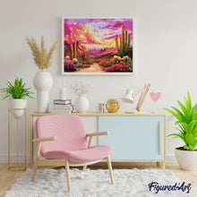 Cargar imagen en el visor de la galería, Valle de Cactus al Atardecer