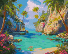 Cargar imagen en el visor de la galería, Pintar por numeros Figured'Art - La Cala en Flor
