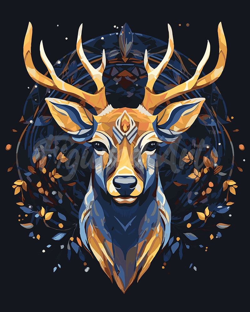 Pintar por numeros Figured'Art - Reno Majestuoso