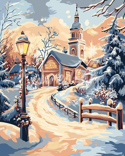 Pintar por numeros Figured'Art - Camino a la Capilla