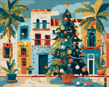 Cargar imagen en el visor de la galería, Pintar por numeros Figured'Art - Plaza Festiva Colorida