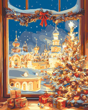 Cargar imagen en el visor de la galería, Pintar por numeros Figured'Art - Brillo de Nochebuena