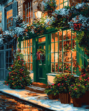 Cargar imagen en el visor de la galería, Pintar por numeros Figured&#39;Art - Puerta Verde Festiva