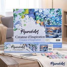 Cargar imagen en el visor de la galería, Cabaña Invernal al Atardecer