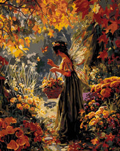 Cargar imagen en el visor de la galería, Pintar por numeros Figured&#39;Art - Hada del jardín de otoño