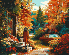 Cargar imagen en el visor de la galería, Pintar por numeros Figured'Art - Despedida de otoño