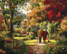 Cargar imagen en el visor de la galería, Pintar por numeros Figured&#39;Art - Amor eterno en otoño