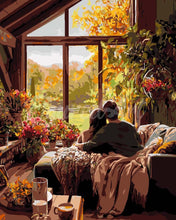 Cargar imagen en el visor de la galería, Pintar por numeros Figured&#39;Art - Abrazo matutino de otoño