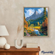 Cargar imagen en el visor de la galería, Arroyo alpino en otoño