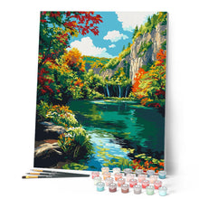 Cargar imagen en el visor de la galería, Lago esmeralda en otoño