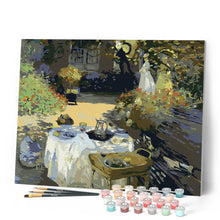 Cargar imagen en el visor de la galería, El desayuno en el jardín - Monet