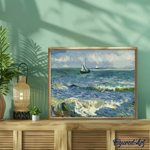 Cargar imagen en el visor de la galería, Paisaje marino cerca de Les Saintes-Maries-de-la-Mer - Van Gogh