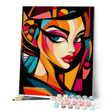Cargar imagen en el visor de la galería, Rostro Glamuroso Abstracto Audaz
