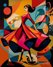 Cargar imagen en el visor de la galería, Pintar por numeros Figured'Art - Supermodelo Abstracta Audaz