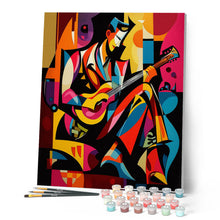 Cargar imagen en el visor de la galería, Guitarrista Abstracto Audaz