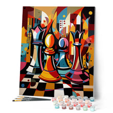 Cargar imagen en el visor de la galería, Tablero de Ajedrez Abstracto Audaz