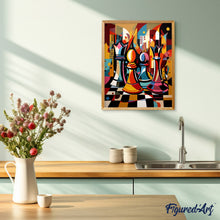 Cargar imagen en el visor de la galería, Tablero de Ajedrez Abstracto Audaz