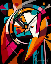 Cargar imagen en el visor de la galería, Pintar por numeros Figured'Art - Rueda del Tiempo Abstracta Audaz