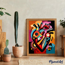 Cargar imagen en el visor de la galería, Corazón Abstracto Audaz