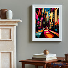 Cargar imagen en el visor de la galería, Ciudad Nocturna Abstracta Audaz