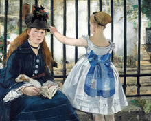 Cargar imagen en el visor de la galería, Pintar por numeros Figured'Art - El Ferrocarril (1873) - Manet
