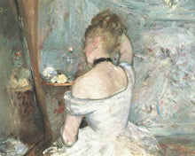 Cargar imagen en el visor de la galería, Pintar por numeros Figured'Art - Mujer en su tocador - Morisot