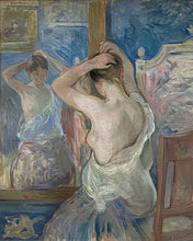 Cargar imagen en el visor de la galería, Pintar por numeros Figured'Art - Ante el espejo, 1890 - Morisot