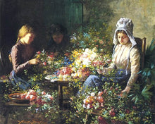 Cargar imagen en el visor de la galería, Pintar por numeros Figured'Art - Flower Sellers - Abbott Fuller Graves
