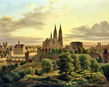 Cargar imagen en el visor de la galería, Pintar por numeros Figured'Art - Ciudad medieval - Carl Hasenpflug