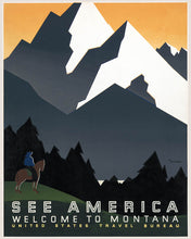 Cargar imagen en el visor de la galería, Pintar por numeros Figured'Art - Bienvenido a Montana