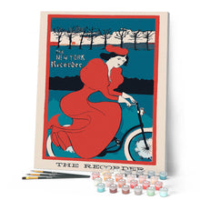 Cargar imagen en el visor de la galería, Póster vintage de bicicleta