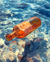 Cargar imagen en el visor de la galería, Pintar por numeros Figured'Art - Mensaje en una botella