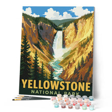 Cargar imagen en el visor de la galería, Parque Nacional de Yellowstone, Lower Falls - Wyoming