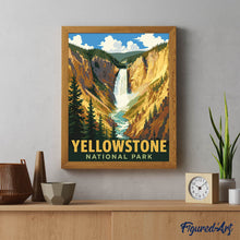 Cargar imagen en el visor de la galería, Parque Nacional de Yellowstone, Lower Falls - Wyoming