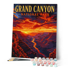 Cargar imagen en el visor de la galería, Parque Nacional del Gran Cañón, acantilados desérticos - Arizona